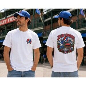 Dead & Company 2023 Wrigley Field Chicago Concert Grateful Dead T-Shirt Tee